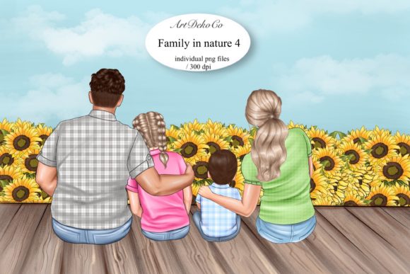 Big Family Clipart, Sitting Family: Essential Guide for High-Quality Creative Projects