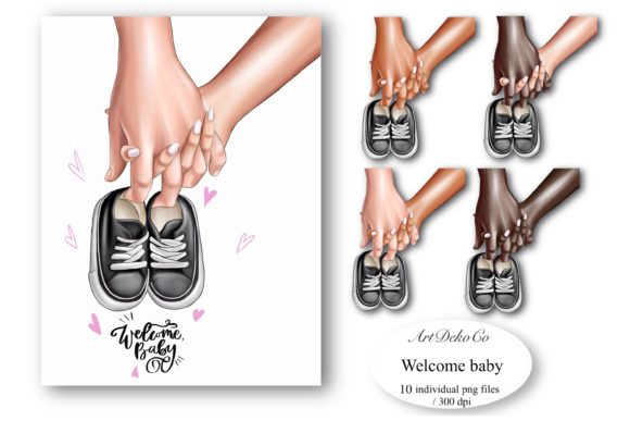 Celebrate New Life with Parents-to-be Clipart