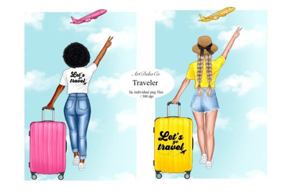 Choosing the Right Travel Girl Clipart for Your Creative Projects