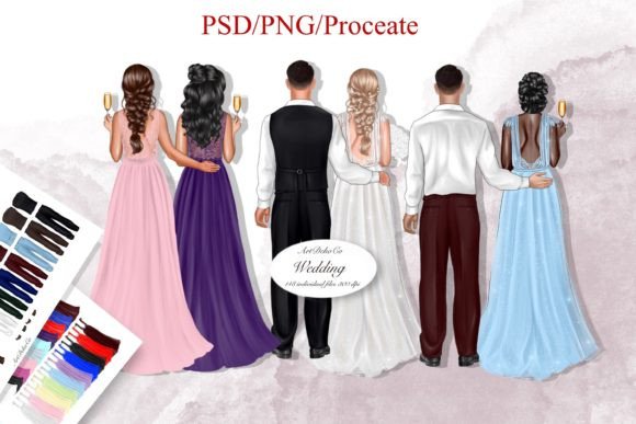 Elevating Your Designs with Premium Wedding Day Clipart and Just Married Graphics