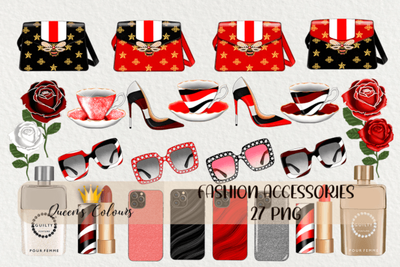 Evaluating High-Resolution Fashion Set Clipart and Elements for Creative Projects