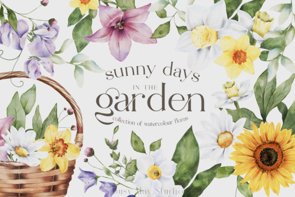 Evaluating the Spring Florals Watercolour Daffodils PNG Collection for Creative Projects