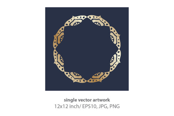 Gold Ornamental Logo Icon: Sun Mandala Design Guide