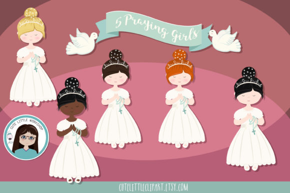 Praying Girl Clipart: A Versatile Resource for Faith-Based Creativity and Design