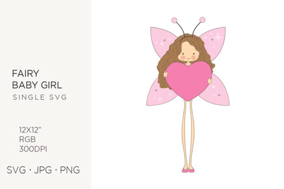Unleashing Creativity with High-Resolution Fairy Baby Girl and Pink Princess Birthday Graphics
