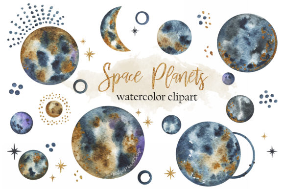 Unlocking Cosmic Creativity with Watercolor Space Planets Clipart and Galaxy Designs