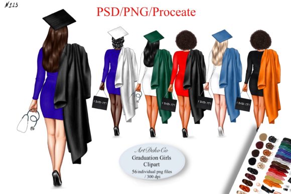 Unlocking Creativity with Graduation Girls Clipart for Modern Projects