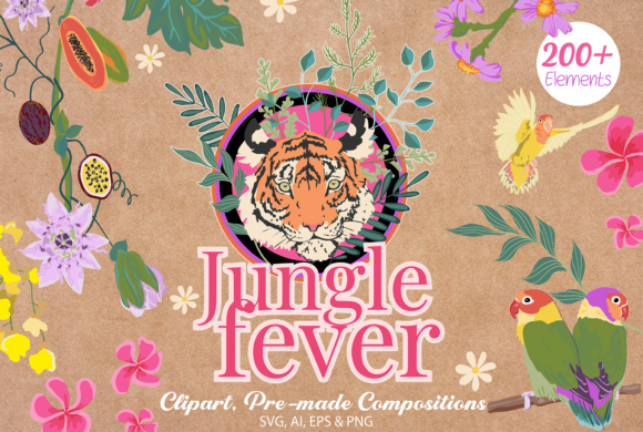 Unlocking the Potential of Jungle Paradise Botanical Clipart for Professional Design